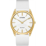 Reloj Citizen 61252 Ar3072-09a Mujer Ecodrive Stileto Color Del Fondo Blanco 61252