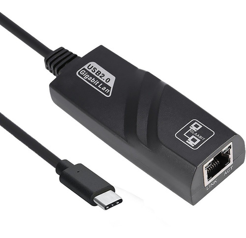 Adaptador De Rede Type-c X Rj45 Fast Ethernet 10/100 Mbps N 