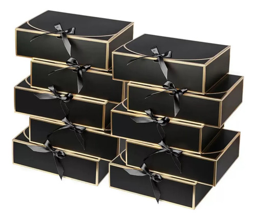 5pcs 27x20x8cm Caja De Regalo Plegable, 350gsm