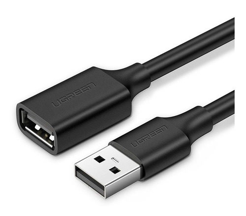 Cabo De Extensão Ugreen Usb 2.0 Extensor De 1 Metro Cor Preto