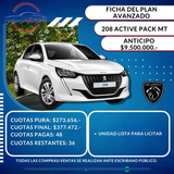 208 Active  Pack Mt Avanzado (48c) Planazo - Plan De Ahorros