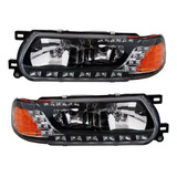 Faros Deportivo Tsuru 3 1994 A 2016 Tipo Audi Led Kit 2 Pzas