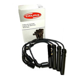 Juego Cables De Bujias Chevrolet Aveo 16 V Original Delphi