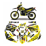 Kit De Graficos Stickers Para Dm200 El Mas Competo Dm1 Ay