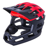 Casco Fullface Para Ciclismo Mtb Enduro Kali Invader Color Rojo/negro Mate Talla L/xxl