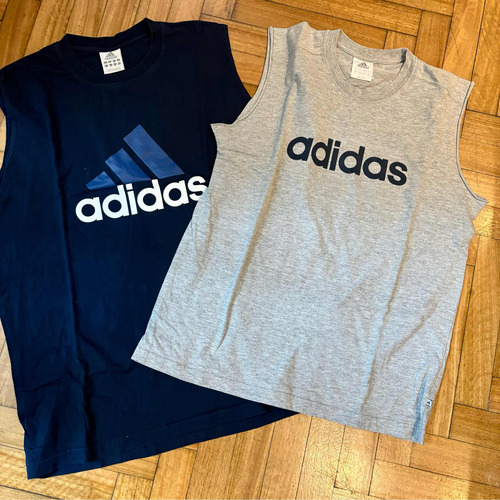 2 Remeras Sin Mangas adidas Talle L