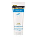 Protetor Solar Neutrogena Sun Fresh Loção Fps 90 200ml