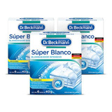 Blanqueador De Ropa Dr. Beckmann Súper Blanco 250gr X 3unds