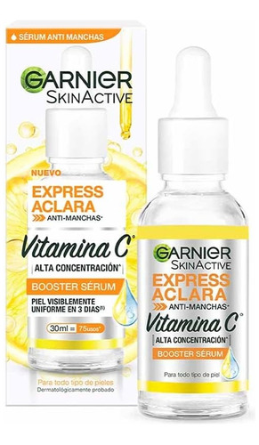 Serum Antimanchas Garnier Vitamina C Express Aclara 30 Ml