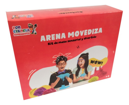 Combo X5 Juegos Ciencia Arena Movediza Magica Quimica Niños