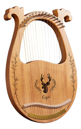 Juego De Pegatinas Lyre Harp Picks Extra Con Resonancia De C