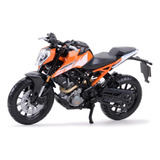 Moto Deportiva Naked Ktm Duke 250 Bburago Racing Escala 1:18