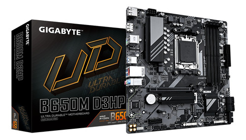 Tarjeta Madre Gigabyte B650m D3hp Am5 Ddr5 M-atx Rev. 1.0 