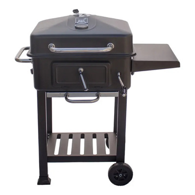Parrilla De Campo Doble Xs Bbq-grill Movil Mesada Con Gancho Negro | MercadoLibre