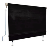 Toldo Cortina Preto - 2,40m X 2,50m - Kit Completo