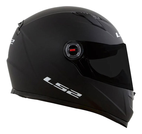 Capacete Ls2 Ff358 Monocolor Preto Fosco