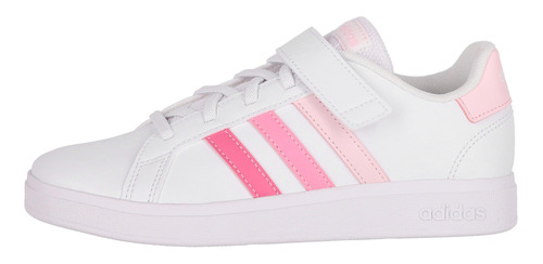 Zapatilla  adidas Grand Court Joven Blanco/rosado