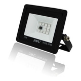 Reflector Led Multicolor Para Exterior 20w Jwj Jlre-20 10pz