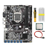 Placa Base Minera B75 Btc Con Cpu G530/g630+destornillador+s