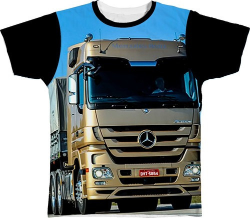 Camiseta Camisa Mercedes Caminhão Estrada Mercedes Luxo 06