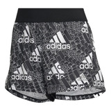 Shorts Pacer Estampa Logo Made For Training - adidas Hm8758