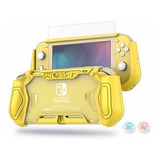 Estuche Protector Para Nintendo Switch Lite Color Amarillo