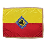 Bandera De Bogotá D.c. Con Escudo Bordado A Gran Escala Btá.