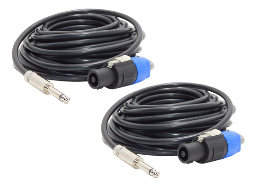 Cable  Bafle Speakon A Plug Para Bafle X 5 Mts X 2 Unidades