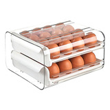 Caja De Almacenamiento De Huevos Con Cajón Para Nevera, Para