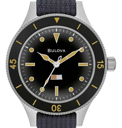 Relógio Bulova Mil-ships-w-2181 98a266 Diver Vintage Premium