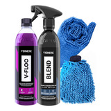 Carnauba Blend Black Liquida Vonixx V-floc Luva Microfibra