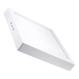 Foco Panel Led Plafon Sobrepuesto Cuadrado 18w Blanca Fria