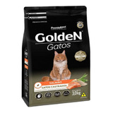 Golden Ração Para Gato Adulto Castrado Salmão 3kg