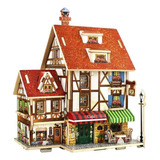 Casa De Muñecas En Miniatura Con Muebles For Armar