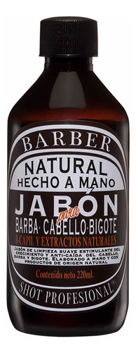 Jabón Líquido Para Cabello, Barba Y Bigote