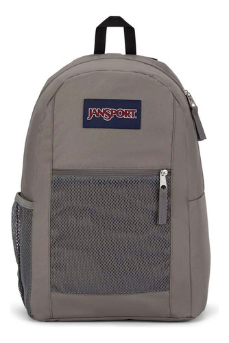 Mochila Jansport Zone Pack Graphite Grey Color Gris Oscuro Diseño De La Tela Liso