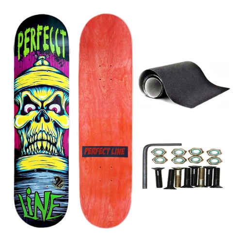 Shape Skate Double Deck Perfecct Line Original + Lixa +brind