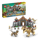 Lego 76961 Jurassic World - Centro: Ataque De Trex E Raptor