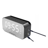 Parlante Bluetooth Boombox Radio Fm Micro Sd Led Reloj