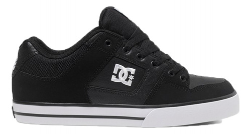 Zapatillas Dc Lifestyle Niño Pure (blw) Negro-blanco Fuk