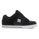 Zapatillas Dc Lifestyle Niño Pure (blw) Negro-blanco Fuk