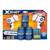 Pistola X-shot Double Micro Excel 24mts Juego Niños 