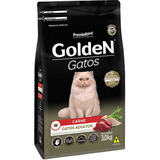 Ração Golden Gatos Adultos Carne 3 Kg
