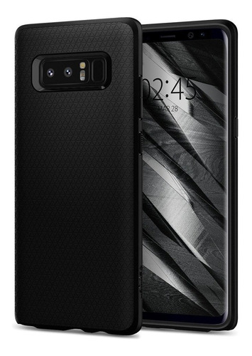 Funda Spigen Samsung Note 8 [matte Black] Liquid Air Armor