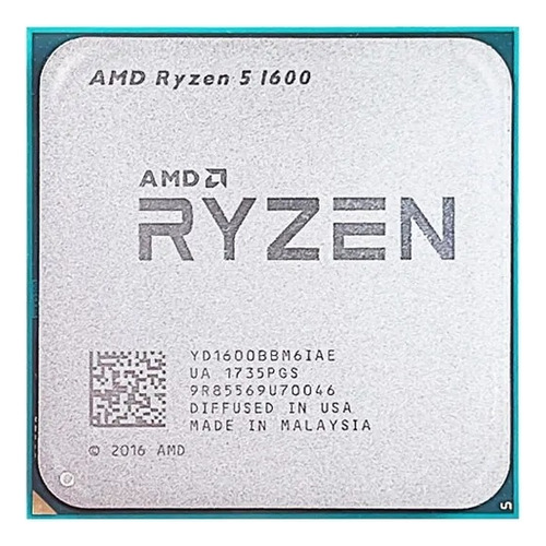 Procesador Gamer Amd Ryzen 5 1600 Yd1600bbaebox De 6 Núcleos