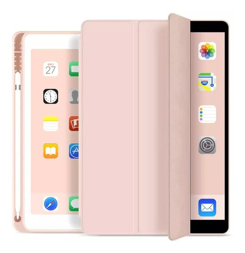 Funda Rosado Pastel iPad 9.7 ( 5a/6a Gen)  +garantia + Envio
