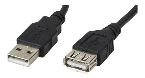 Cable Usb 2.0 Extensor 1.8 Metros Xtech Xtc 301 Negro