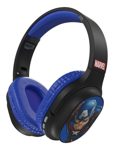 Audífonos Diadema Bluetooth Marvel Original Capitán America