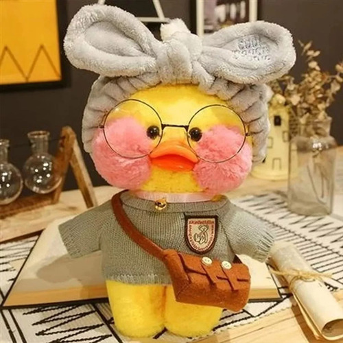 Pato Lalafanfan Peluche 30cm Tiktok Kawaii Patito Juguetes