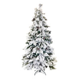 Arbol De Navidad Nevado Premium 2.40 Metros